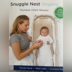 Snuggle Nest Organic Portable Baby Sleeper